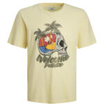 PRODUKT PKTIMP SUMMER SKULL TEE SS 12250946 FRENCH VANILLA 150x150